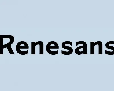 Renesans font