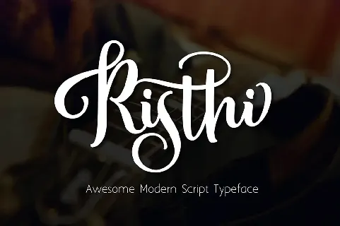 Risthi Script font
