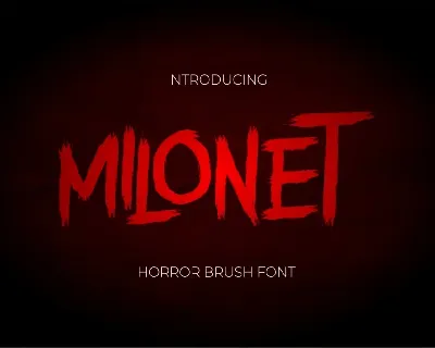 Milonet font