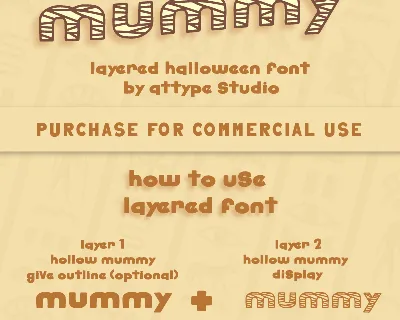 hollow mummy font