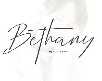 Bethany Script font