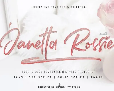 Janetta Rossie Script font