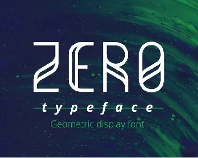 Zero font