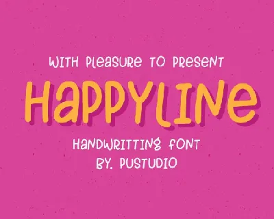 HAPPYLINE font