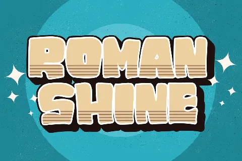 ROMAN SHINE font