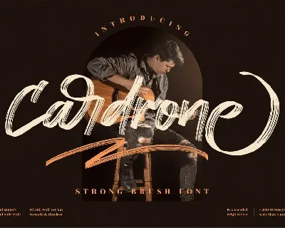 Cardrone font
