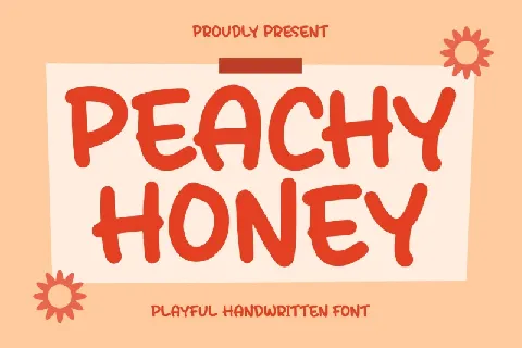 Peachy Honey font