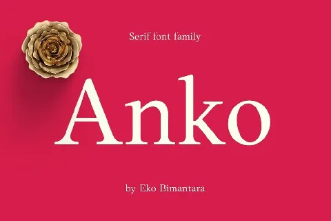 Anko Family font