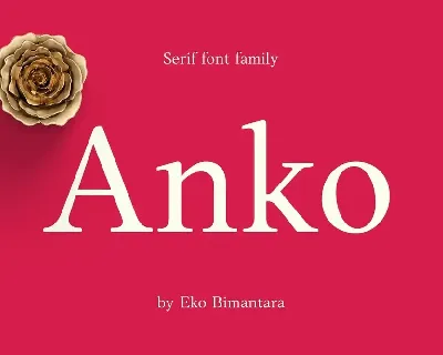 Anko Family font