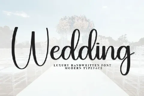 Wedding Script font