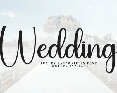 Wedding Script font