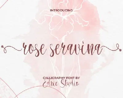 Rose Seravina font