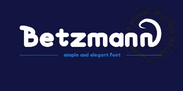 Murisa Betzmann font