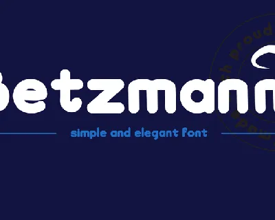 Murisa Betzmann font