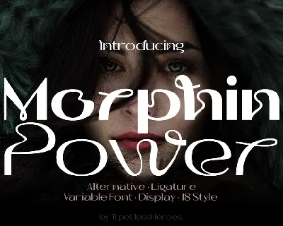 Morphin Power Demo font