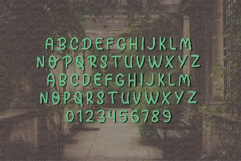 Botanical Garden font