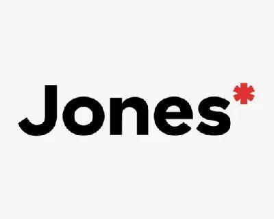 Jones Family font