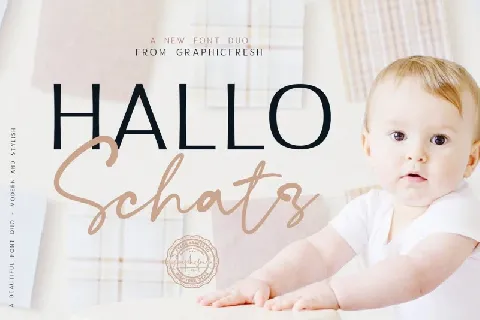 Hallo Schatz Duo font