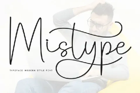 Mistype Script font