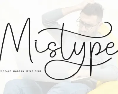 Mistype Script font