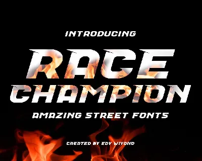 Race Champion font