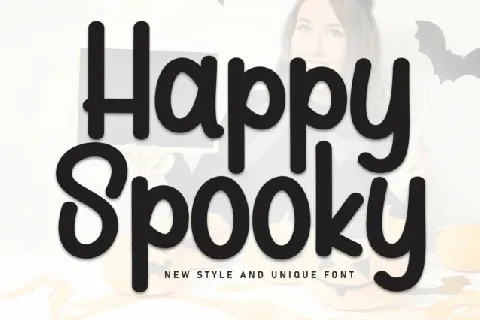 Happy Spooky Display font