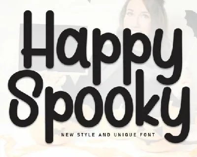 Happy Spooky Display font