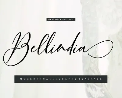 Bellidia Script font