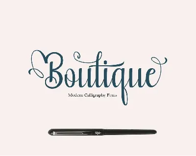 Boutique Calligraphy Free font