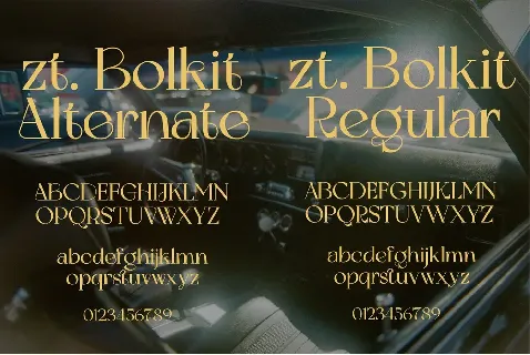 Bolkit font