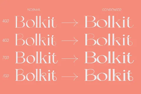 Bolkit font