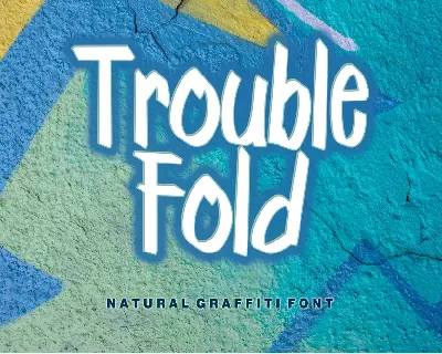 Trouble Fold - Personal Use font