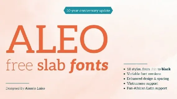 Aleo 2.0 Family font