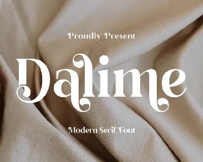 Dalime Serif font