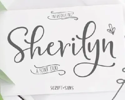 Sherilyn Script font