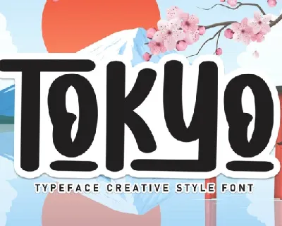 Tokyo Display font