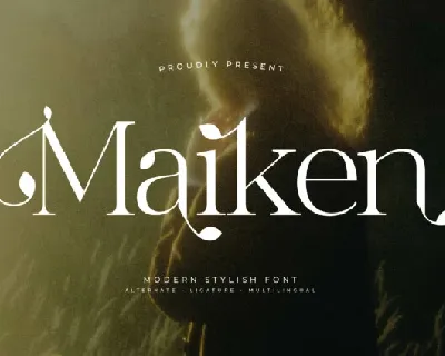 Maiken font