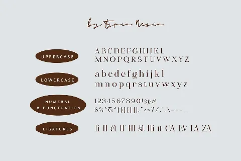 Gizacake font