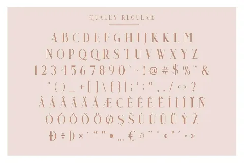 Qualey font