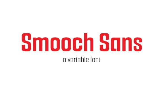 Smooch Sans font