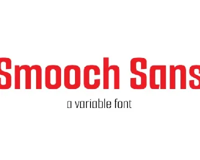 Smooch Sans font
