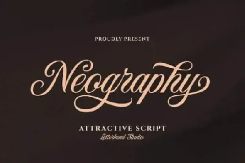 Neography Calligraphy font