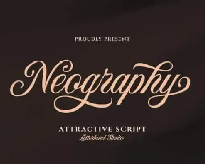 Neography Calligraphy font