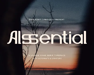 Alssential font