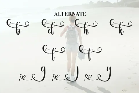 Beachning Script font