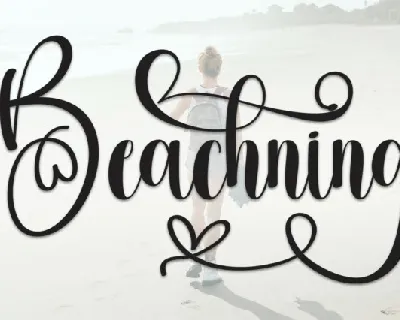 Beachning Script font