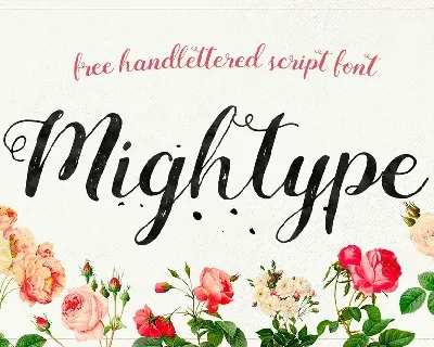 Mightype Free font
