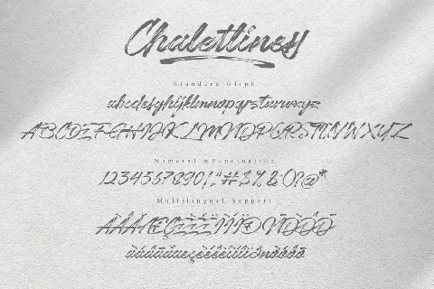 Chaletliness font