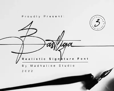 Bastliga One font