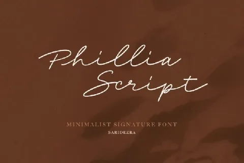 Phillia font